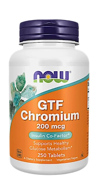 Now GTF Chromium 200 mcg - 250 Tablets