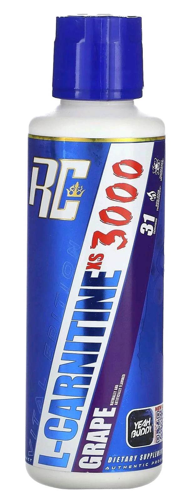 Ronnie Coleman Vital Edition Liquid L-Carnitine XS 3000,+ - (473.28 ml), Grape