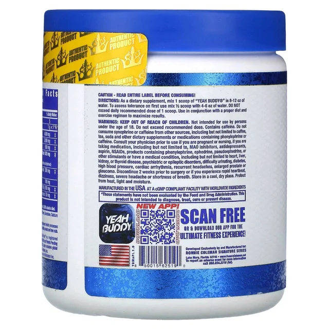 YEAH BUDDY 30 Servings - 270g, Mango Pineapple
