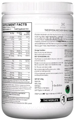 XTEND Original BCAA Powder - 30 Servings, Blue Raspberry Ice