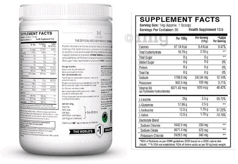 XTEND Original BCAA Powder - 30 Servings, Blue Raspberry Ice