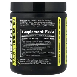 JNX Sports The Curse Pre-Workout - 50 servings, Lemon Rush