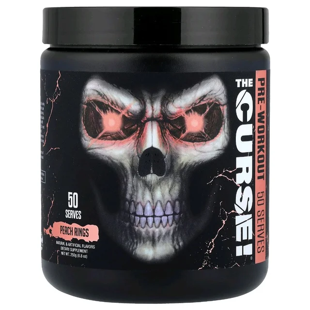 JNX Sports The Curse Pre-Workout - 50 servings, Peach Rings