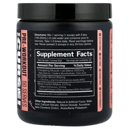JNX Sports The Curse Pre-Workout - 50 servings, Peach Rings