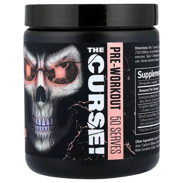 JNX Sports The Curse Pre-Workout - 50 servings, Peach Rings