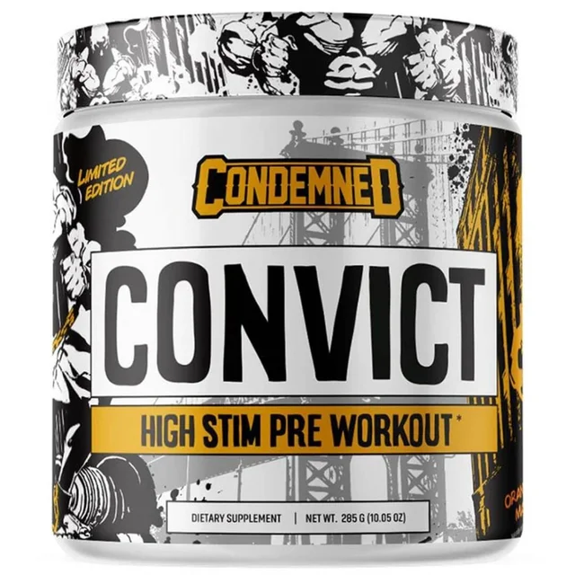 Condemned Convict Pre-Workout - 25 servings, Orange Mango