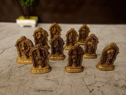DecorsOne Brass Dhasavatharam Set 3"