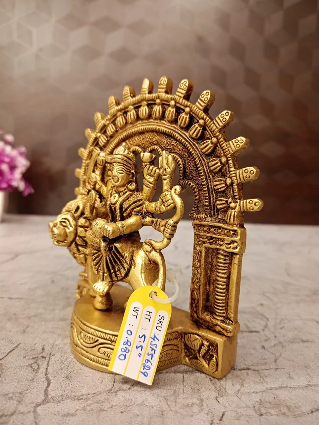 DecorsOne Brass Durgai Amman Idol