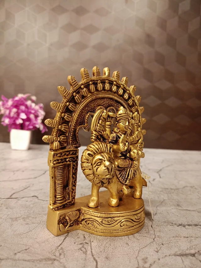 DecorsOne Brass Durgai Amman Idol