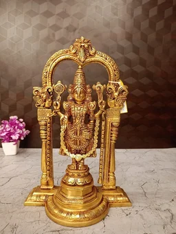 DecorsOne Buy Brass Balaji With Arch Idol
