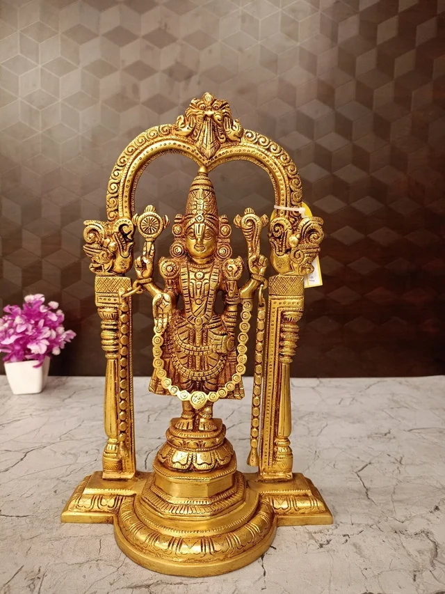 DecorsOne Buy Brass Balaji With Arch Idol