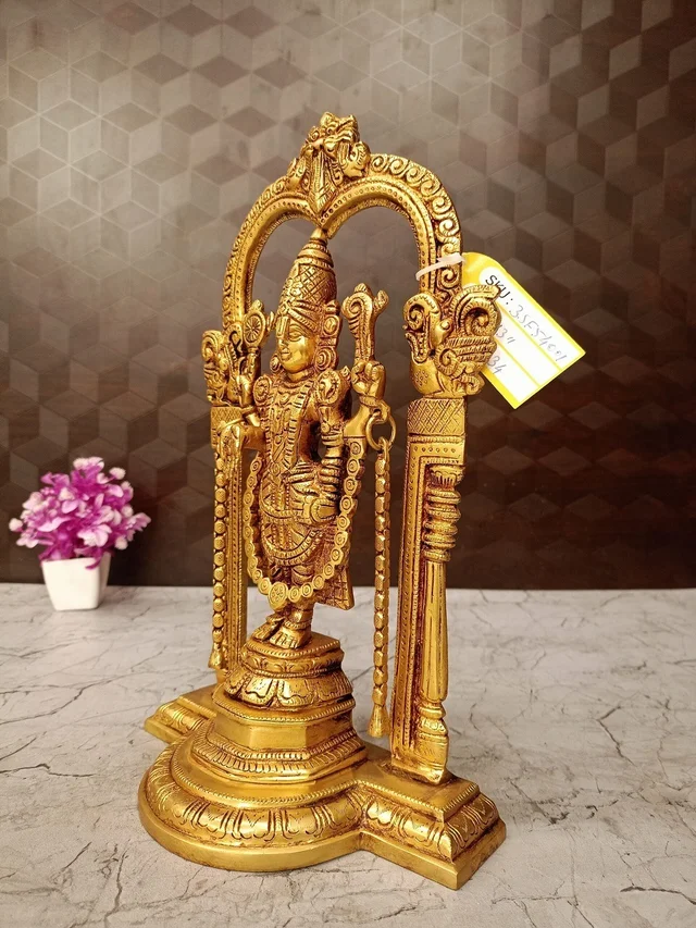 DecorsOne Buy Brass Balaji With Arch Idol