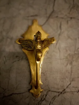 DecorsOne Brass Parrot Bracket Wall Mount 7.5"