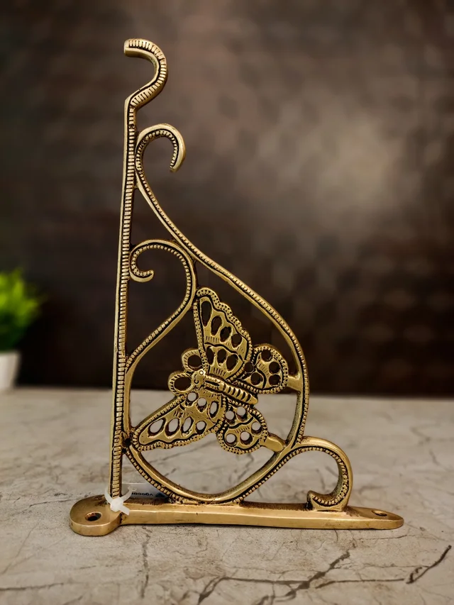 DecorsOne Brass Wall Disigne Bracket 6''