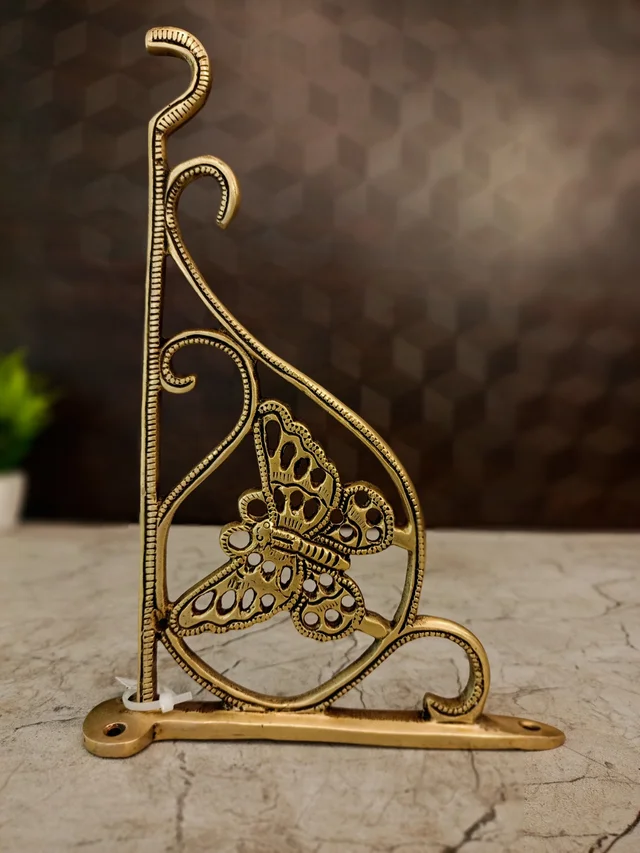 DecorsOne Brass Wall Disigne Bracket 6''