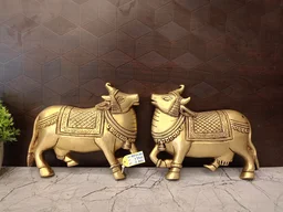 DecorsOne Brass Cow Wall Mount Pair 7"