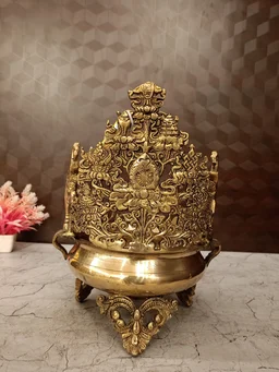 DecorsOne Buy Brass Design Uruli 11.5″