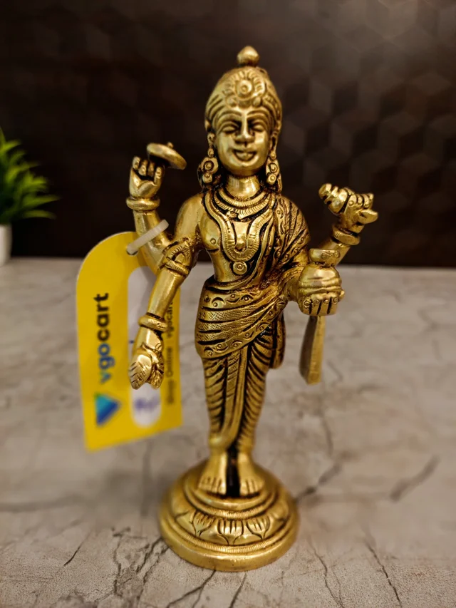 DecorsOne Brass Dhanvantari Idol 6"