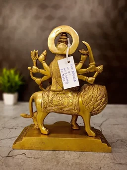 DecorsOne Brass Durgai Amman Idol 9"