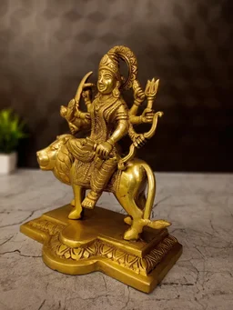 DecorsOne Brass Durgai Amman Idol 9"