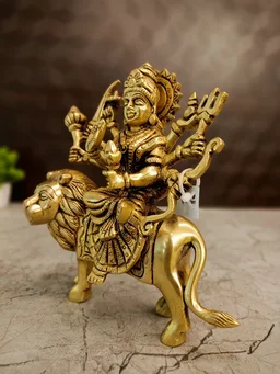 DecorsOne Brass Durgai Amman Idol 7"