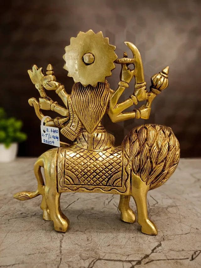 DecorsOne Brass Durgai Amman Idol 7"