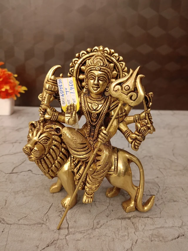 DecorsOne Brass Durgai Amman Idol