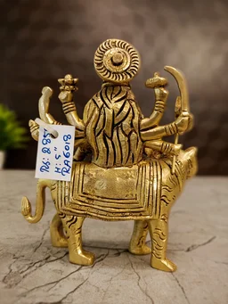 DecorsOne Brass Durgai Amman Idol 5"