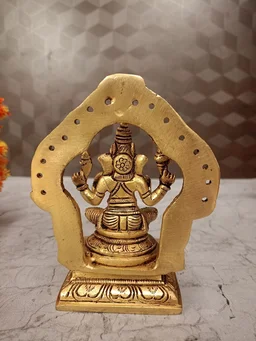 DecorsOne Buy Brass Arch Ganesha Idol Best For Pooja / Antique And Handicraft Statue