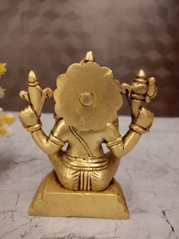 DecorsOne Buy Brass Ganesha Idol Best For Pooja / Handicraft And Antique Finish