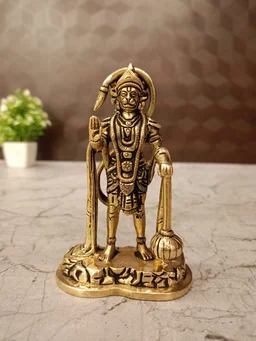 DecorsOne Brass Hanuman Blessing Idol
