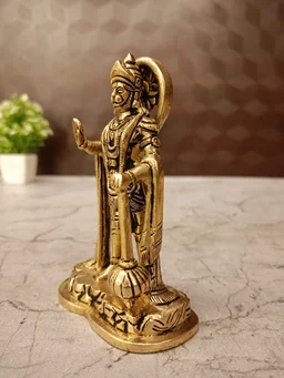 DecorsOne Brass Hanuman Blessing Idol