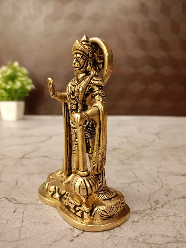 DecorsOne Brass Hanuman Blessing Idol