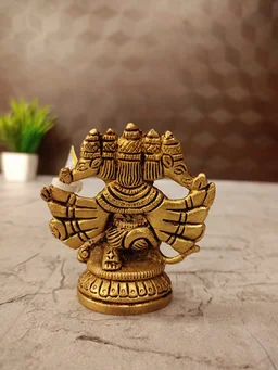 DecorsOne Brass Small Panjamuga Hanuman Idol