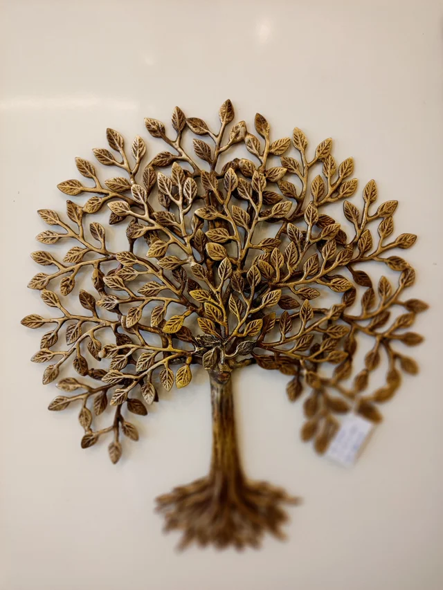 DecorsOne Brass Karpgavirsham Tree 19"