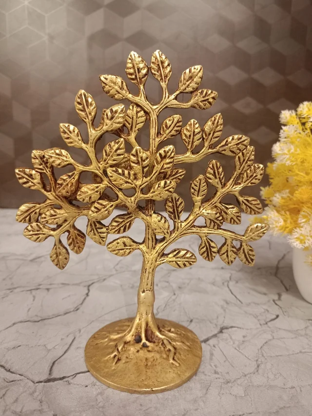 DecorsOne Brass kalpavriksha Tree 6"
