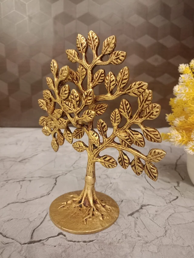 DecorsOne Brass kalpavriksha Tree 6"