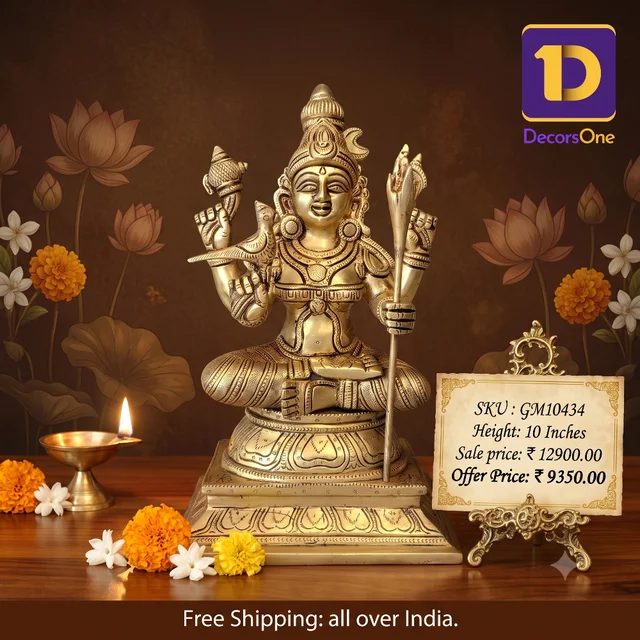 DecorsOne Brass Kamakshi Idol