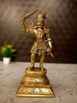 DecorsOne Brass karupparayan Idol 12"