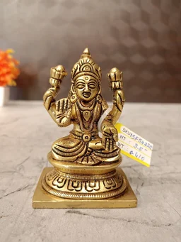 DecorsOne Brass Lakshmi Idol Small