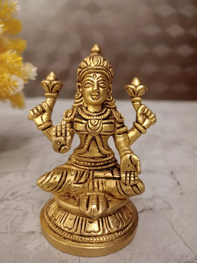 DecorsOne Buy Brass Maha Lakshmi Idol Good For Wealth