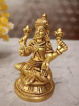 DecorsOne Buy Brass Maha Lakshmi Idol Good For Wealth