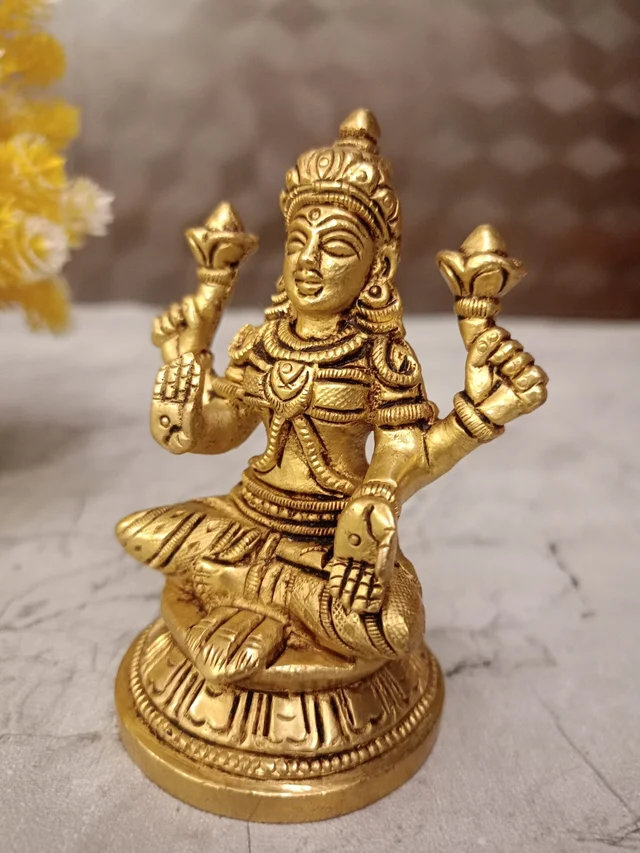 DecorsOne Buy Brass Maha Lakshmi Idol Good For Wealth