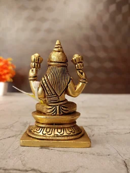 DecorsOne Brass Lakshmi Idol Small