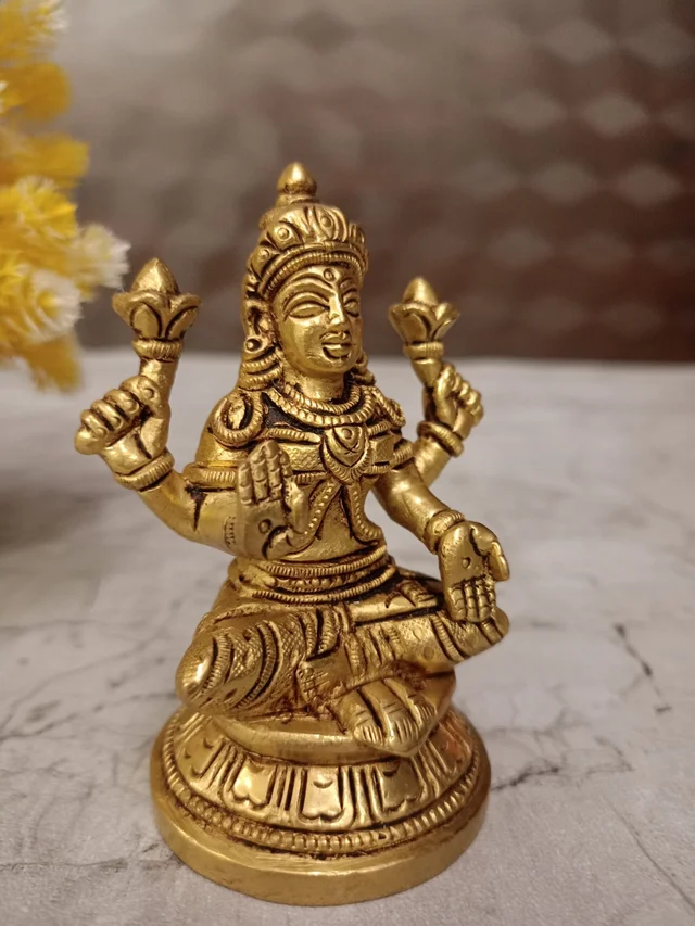 DecorsOne Buy Brass Maha Lakshmi Idol Good For Wealth