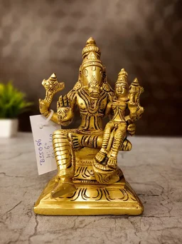 DecorsOne Brass Lakshmi Hygervar Idol 6"