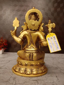 DecorsOne Brass Rajareswari Amman Idol 10"