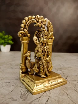 DecorsOne Brass Arch Bala Murugan Idol 5"