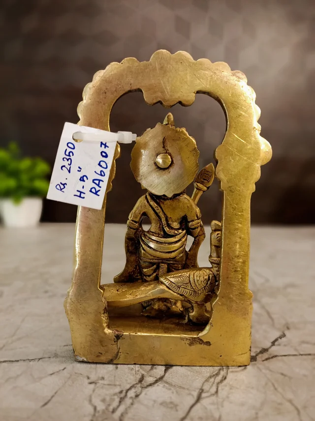 DecorsOne Brass Arch Bala Murugan Idol 5"