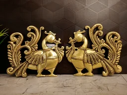 DecorsOne Brass Annam Wall Mount Pair - 6"